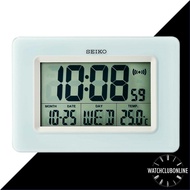 [WatchClubOnline] QHL058L Seiko Wall Clock Mini Convertible Folding Stand Thermometer Digital QHL058 QHL-058 QHL-058L