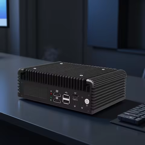 Topton Solid Firewall Computer Intel i3 N305 N100 2x/1x 10G LANs SFP+ 2x2.5G i226-V Mini PC NVMe 2*S