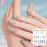 Dashing Diva False Nails Glass Ballet Shoes Shape Model MDF5S083CG-MDF5S084CG 1 Box Contains 30 Nail