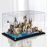 LEGO 76419 Hogwarts Castle and Grounds Acrylic Display Box Kotak Penyimpanan Mainan Transparent Figu