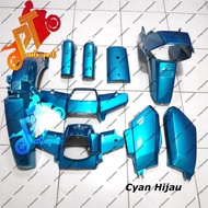 Ex5 Cover Set Cyan Candy Green Hijau + Spray Tin 400ML Cyan 2K paint