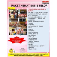 PAKET HEMAT FRANCHISE MAKANAN SOSTEL SOSIS TELUR EGG SAUSAGE TELOR