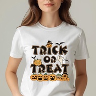 Trick Or Treat Halloween Digital T-Shirt Design | Ghost Pumpkin PNG | Cute Spooky Season Printable S
