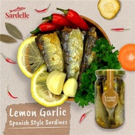 Sardelle Lemon Garlic Premium Spanish Style Sardines in Corn Oil Authentic From Dipolog City