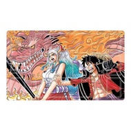 OPCG Yamato One Piece Series 600x350mm Single Player Playmat Anime Cartoon Card Grid 2mmStitched Edg