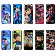 Soft black phone case for XiaomiRedmi 13 Note 12 Pro Plus Xiaomi Poco F6 M6 FG11 Ejen Ali casing Ant