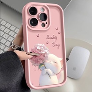 Hydrangea paint for case xiaomi redmi note 13 14 pro 4g 5g pro plus poco c40 c65 m3 m5s m6 pro x5 x6