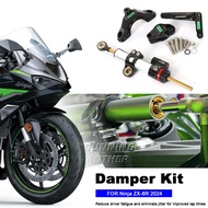 ZX-6R 2024 Motorcycle Accessories Steering Damper Stabilizer & Bracket Mount Kit For Kawasaki Ninja 