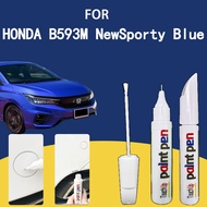 FOR HONDA B593M NewSporty Blue Scratch Repair Pen for Immediate Paint Restoration Touch Up