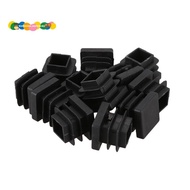12 Pcs 15mm x 15mm Plastic Square Caps Tube Pipe Inserts End Blanking
