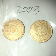 Coin 500 / Koin 500 / 500 Rupiah / 500 Kuning / Tahun 2003