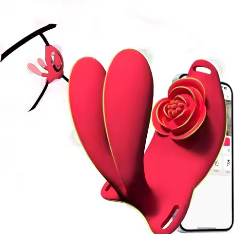 Butterfly Vibrating Egg Silicone ABS Material 9 Vibration Modes Remote Control 55dB Silent Portable 