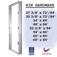HIN PRE ORDER SIRIM Premium Metal Door Frame EG 0.8mm x 130mm / Frame Pintu Standard / Frame Pintu Bilik Air