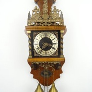 薩恩斯荷蘭 Warmink 掛鐘 古董老爺風 8 日鍊 (WUBA Junghans 年代)