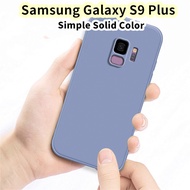 【Exclusive】For Samsung Galaxy S9 Plus Silicone Full Cover Case Antifouling Color Phone Case Cover