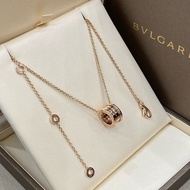 BVLGARI 寶格麗 彈簧項鍊 18k玫瑰金