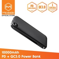 MCDODO POWER BANK 10000mAh Power Bank Longan Series PD+QC 10000mAh Power Bank with Digital Display M
