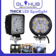 Glohub Thick LED Light / Spotlight 12V 24V for truck / lorry / 4x4
