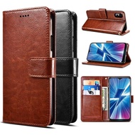 Ốp Cho Vivo Y11 / Y12 / Y15 / Y15 2020 / Y17/Y19 Ốp Điện Thoại Dạng Ví Từ Tính Lật Bằng Da PU Cao Cấ