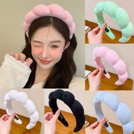 Towel Headband Spa Headbands for Women Sponge Hairband Skincare Headband