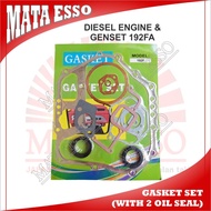 Gasket set / packing set air cooled KM 192F 192FA includes oil seal crankshaft