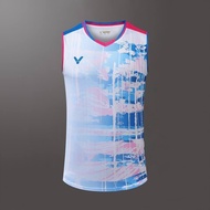 2026 Jersey VICTOR Crayon Sinchan Badminton Shirt Short Sleeve Baju VICTOR Zii Jia Pickle Ball Sukan