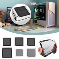 GOGUVO Dustproof Mesh Cover, 80mm 90mm 120mm 143mm with Hole PC Chassis Cooling Fan Dust Filter, Mag
