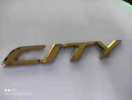 HONDA CITY GM2 GM6 Gold Emblem Logo