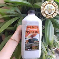 Siro đường đen Caramel Toplife bình 2.5kg (Caramel Brown Sugar Syrup 2.5kg)