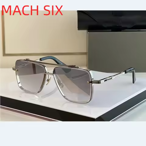 Original Factory DT MACH SIX With Brand Box Leisure Top Quality Classic Luxury Designer Silver Alloy