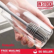 [SG Seller] Long Handle Multifunctional Silicone Cleaning Bottle Cup Brush Kitchen Tool