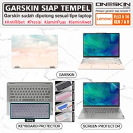 Garskin Sticker Laptop Screen Protector Keyboard Protector Lenovo IdeaPad Flex 5 5i-14 14ALC7 14IAU7 14IRU8 Gen 7 8 Full Body Glossy Clear Silicone