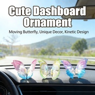 Cute Moving Decor Car Dashboard Console Accessories Ornament Butterfly Kinetic Mesmerizing Unique