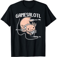Gamesalotl Gamer Mexican Walking Fish Axolotl T-Shirt