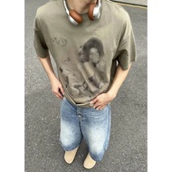 MADEEXTREME Summer Amnesia Butterfly Print Short-Sleeved Men's Clothing Cool Sense Quick-Drying Suns