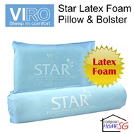 VIRO STAR Latex Pillow &amp; Bolster Bundle