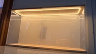 帶燈USB供電展示櫃 長62cm闊17cm高33cm