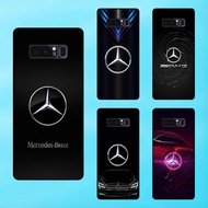 Samsung Note 8 Black Bezel Mercedes Brand Phone Case