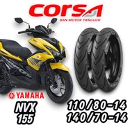TAYAR CORSA R26 For YAMAHA NVX155 110/80-14, 140/70-14 TYRE COMBO