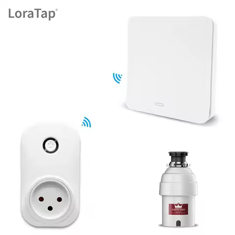 Food Waste Disposers Garbage Disposal Wireless Switch Remote Control Israel Plug 1HP No Drilling No 