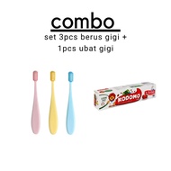 COMBO Set Berus Gigi dan Ubat Gigi Toothbrush and Toothpaste Kids Kanak-Kanak Infant Toddler
