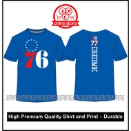 CVC Cotton 76ers Phila Edgecombe Premium Quality T-Shirt