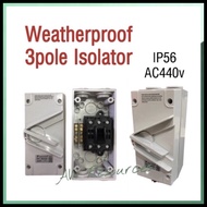Isolator Switch (Weatherproof Surface Switch) 20A/35A/63A