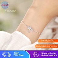 S999 Silver Zircon Star Bracelet | Gelang | Luxe Fashion Versatile Commuter Summer Exquisite 锆石星星手链 