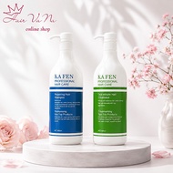 bag green KAFEN conditioner shampoo 800ml restores dry, damaged hair, cares for shiny, elastic hair