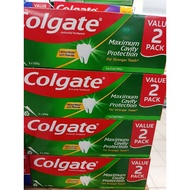 Colgate icy cool mint 2×225g. Value 2 pack..
