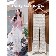 Cuddle.official-Kolly Lace Pants (Horse-Leg Pants)