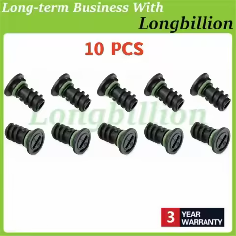 10X A0029902017 0029902017 Green Black Rubber Ring Engine Oil Pan Drain Screw Plug Plastic for Merce