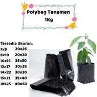 Strong Black 1Kg Plant Polybag Plastic | Polybeg Plant | Size 7x8 8x10 10x15 12x17 14x22 15x21 18x25