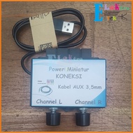 POWER AMPLIFIER 5volt 2 channel MINIATURE SOUND BONUS AUX CABLE BONUS FREE USB CABLE ON SHOPEE
